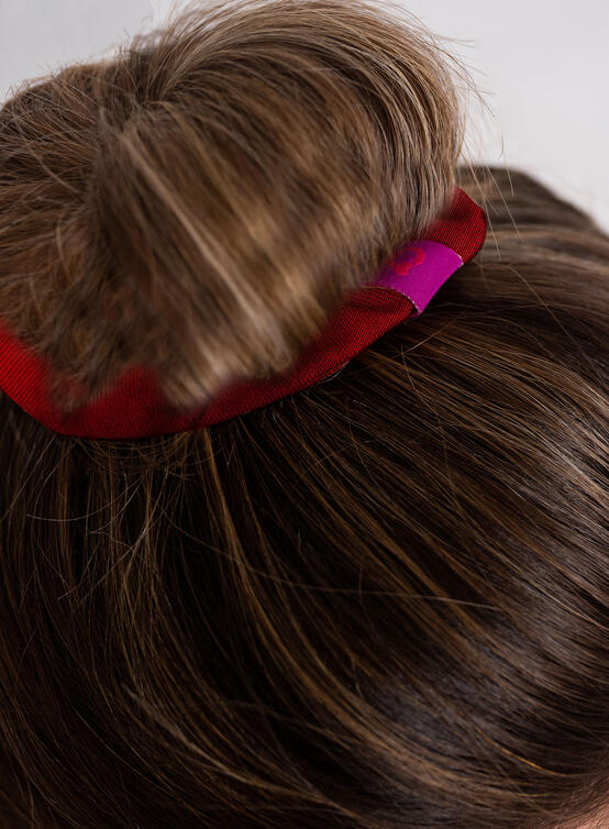 Scrunchie-Set Dana red