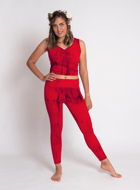 Crop Top Luna red